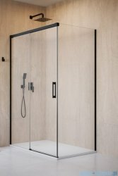 Radaway Idea Black 8 Kdj kabina 150x90cm lewa czarny mat/szkło przejrzyste 10340770-54-01L/10350703-01-01/10360090-01-01R