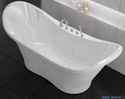 Sanitti Uno XL wanna wolnostojąca 182x77 + syfon klik-klak biała 11011100