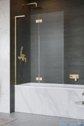 Radaway Essenza 8 SL Gold PND II parawan nawannowy 120cm lewy złoty połysk/przejrzyste 10500120-09-01L