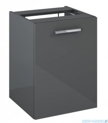 Roca Kwadro moduł boczny z koszem cargo 40x38x53 cm SZARY ANTRACYT A857973153