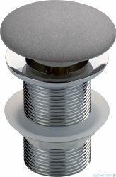 Deante CLICK-CLACK Korek do umywalki granitowy szary metalik NHC_S12A