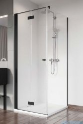 Radaway Nes Black KDJ B drzwi 100cm lewe czarny mat/szkło przejrzyste 10025100-54-01L