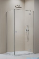 Radaway Essenza Kdj Brushed Nickel kabina 80x70cm prawa szczotkowany nikiel 1385043-91-01R/1384048-01-01