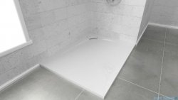 Vayer Bumerang 140x90cm Brodzik prostokątny z konglomeratu marmurowego prawy
