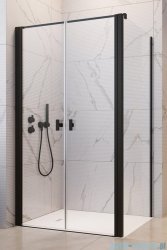 Radaway Nes Black DWD+S kabina 100x90cm czarny mat/szkło przejrzyste 10034100-54-01/10040090-54-01