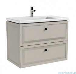 Oristo Montebianco szafka podumywalkowa wisząca 80x60x46 piaskowy mat OR47-SD2S-80-10
