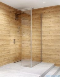 Clusi Ares kabina Walk-in z ścianką boczną 90x200 cm prawa przejrzyste 3329ARE90P