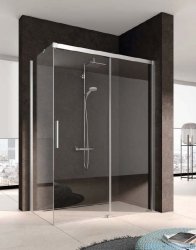 Kermi Nica drzwi przesuwne 2-częściowe z polem stałym prawe 140 cm NID2R14020VPK
