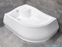 Radaway Korfu E Brodzik półokrągły 100x80 lewy bez obudowy 4E81400-03BL 