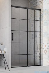 Radaway Idea Black Dwj Factory Drzwi wnękowe 120cm prawa czarny mat/szkło przejrzyste 387016-54-55R