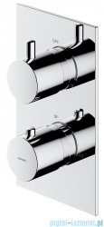 Omnires Y bateria podtynkowa termostatyczna 2-wyjściowa element natynkowy chrom Y1236/KROCR