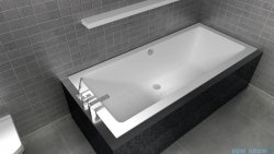 Riho Lugo wanna prostokątna 170x75cm nóżki+syfon B132001005/207093/208865