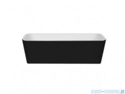 Besco Assos B&W umywalka nablatowa biało-czarna 40x50x15cm #UMD-A-NBBW