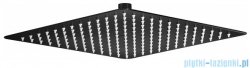 Deante Cascada Nero głowica prysznicowa kwadratowa 25x25 cm czarny mat NAC 202K