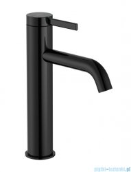Roca Ona bateria umywalkowa sztorcowa medium Titanium Black z korkiem klik-klak EVERLUX-PVD A5A3C9ECN0