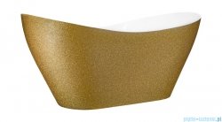 Besco Viya Glam srebrna 170x72cm wanna wolnostojąca + odpływ klik-klak #WMD-170-VS