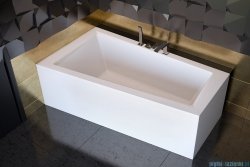 Besco Intima 160x90cm wanna asymetryczna lewa + obudowa + syfon #WAI-160-NLI/#OAP-160-INT/19975