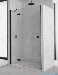 SanSwiss Annea Black Line drzwi prysznicowe lewe 90x200cm profile czarne AN13G09000607
