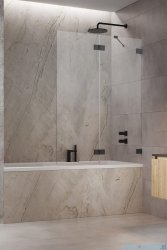 Radaway Essenza Pro Brushed GunMetal Pnd II parawan nawannowy 110cm prawy szczotkowany grafit 10102110-92-01R