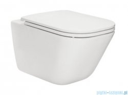 Roca Gap Rimless miska WC wisząca + deska wolnoopadająca Slim A34H470000 