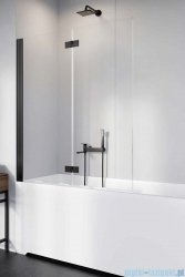Radaway Nes 8 Black Pnd I parawan nawannowy 110cm lewy czarny mat/szkło przejrzyste 10060110-54-01L