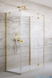 Radaway Essenza Gold Kdj+S kabina 80x120x80cm prawa złoty połysk złoty połysk szkło przejrzyste 1384051-01-01/1385024-09-01R/1384051-01-01