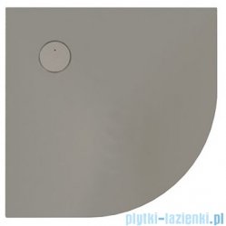 Sanplast Structure Mineral BP-M/STRUCTURE brodzik półokrągły 80x80x1,5 cm szarość kamienia 645-360-0420-52-010