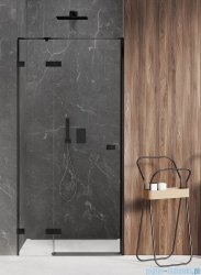 New Trendy Avexa Black drzwi wnękowe 120x200 cm przejrzyste lewe EXK-1554