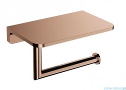 Omnires Modern Project uchwyt na papier toaletowy z półką miedź połysk MP60511CP