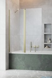 Radaway Nes Pnd II Brushed Gold parawan nawannowy 140cm lewy szczotkowane złoto 10009140-99-01L