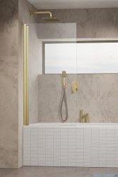 Radaway Nes Pnj Brushed Gold parawan nawannowy 80cm lewy szczotkowane złoto 10011080-99-01L