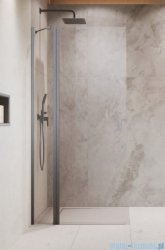 Radaway Nes KDD II Brushed Nickel kabina walk-in 90cm lewa szczotkowany nikiel szkło przejrzyste 10031090-91-01L