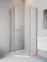 Radaway Essenza New Ptj kabina pięciokątna 80x100cm lewa szkło przejrzyste 385010-01-01L/385054-01-01