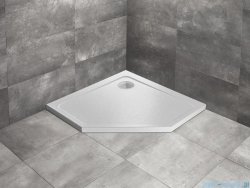 Radaway Doros Pt Stone brodzik pięciokątny 80x80x5cm biały SDRPT8080-01-04S
