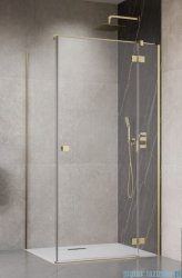 Radaway Essenza 8 Brushed Gold Kdj kabina 90x100cm prawa szczotkowane złoto 10480612-01-01R/10470237-99-01R/10113100-01-01