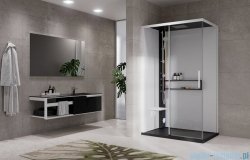 Novellini Glax 2 2.0 kabina masażowo-parowa 120x80 lewa czarna G222P129ST5-1HU
