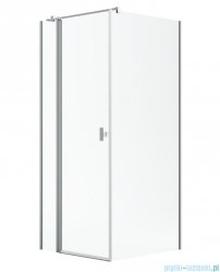 Radaway Nes Kdj II Brushed Nickel kabina 80x80cm lewa szczotkowany nikiel 10032080-91-01L/10039080-01-01