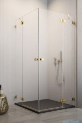 Radaway Essenza Pro Gold Kdd kabina 90x80cm złoty połysk/szkło przejrzyste 10096090-09-01L/10096080-09-01R