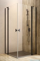 Radaway Nes Black KDD II kabina 100x80 czarny mat/szkło przejrzyste 10031100-54-01L/10031080-54-01R
