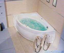 Poolspa Wanna asymetryczna EUROPA 165x105 lewa + nogi PWA4810ZN000000