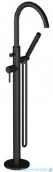 Oltens Molle bateria wannowa wolnostojąca czarny mat 34300300