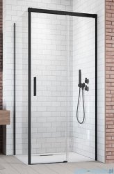 Radaway Idea Black Kdj drzwi 130cm prawe czarny mat/szkło przejrzyste 387043-54-01R