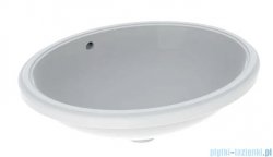Geberit VariForm Umywalka owalna z przelewem 56x46cm KeraTect 500.752.00.2