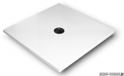 Schedpol De Luxe brodzik kwadratowy z syfonem 90x90x4cm 3.040