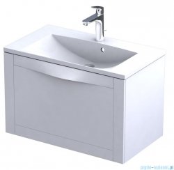 Oristo Skagen szafka z umywalką wisząca 79x50x45 biały mat OR49-SD1S-80-2/UME-AM-80-92