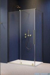 Radaway Furo Kdj Brushed Gold kabina 90x100cm lewa szczotkowane złoto 10104472-99-01L/10110430-01-01/10113100-01-01