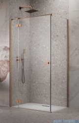 Radaway Essenza Kdj Brushed Copper kabina 120x70cm lewa szczotkowana miedź 1385042-93-01L/1384048-01-01