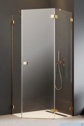Radaway Essenza Pro Gold Ptj kabina pięciokątna 100x100 prawa złoty połysk/szkło przejrzyste 10100000-09-01R/10100300-01-01