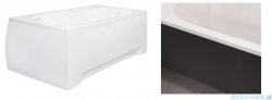 Besco Obudowa CZARNY mat do wanny 160x70 cm #OAP-160UNIC
