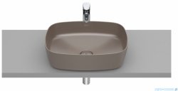Roca FINECERAMIC umywalka nablatowa cienkościenna Soft 50x37 cafe A327500660